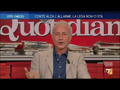 Salvini in crisi? Marco Travaglio, ha passato mesi a parlare di migranti. Molinari: Metto la firma. Salvini in crisi? Marco Travaglio, ha passato mesi a parlare di migranti. Molinari: Metto la firma.