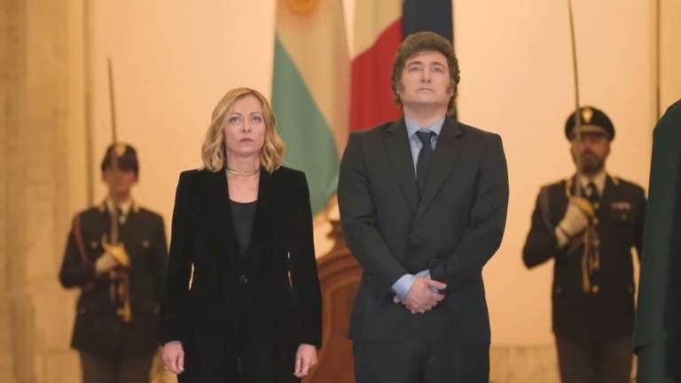 Incontro del Presidente Giorgia Meloni con il Presidente della Repubblica argentina Javier Milei. Incontro del Presidente Giorgia Meloni con il Presidente della Repubblica argentina Javier Milei.