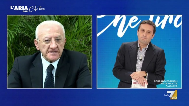 Nuovo ciuffo di Giambruno, Vincenzo De Luca: “Questa vicenda mi provoca solo tristezza, esprimo … Nuovo ciuffo di Giambruno, Vincenzo De Luca: “Questa vicenda mi provoca solo tristezza, esprimo …