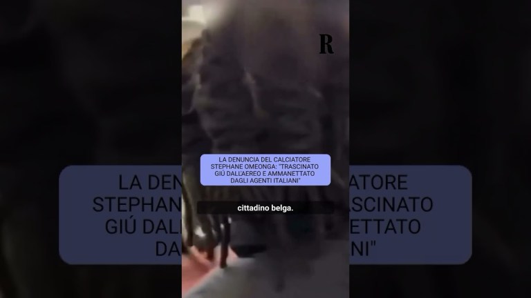 La denuncia del calciatore OMEONGA: “TRASCINATO fuori dall’aereo dagli agenti italiani” La denuncia del calciatore OMEONGA: “TRASCINATO fuori dall’aereo dagli agenti italiani”