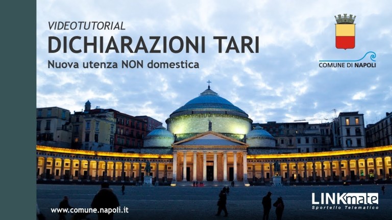 Comune di Napoli – Dichiarazioni TARI: Nuova utenza NON domestica Comune di Napoli – Dichiarazioni TARI: Nuova utenza NON domestica