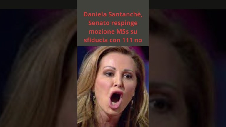 Scandalo al Senato: Respinta la mozione di sfiducia su Daniela Santanchè. Scandalo al Senato: Respinta la mozione di sfiducia su Daniela Santanchè.