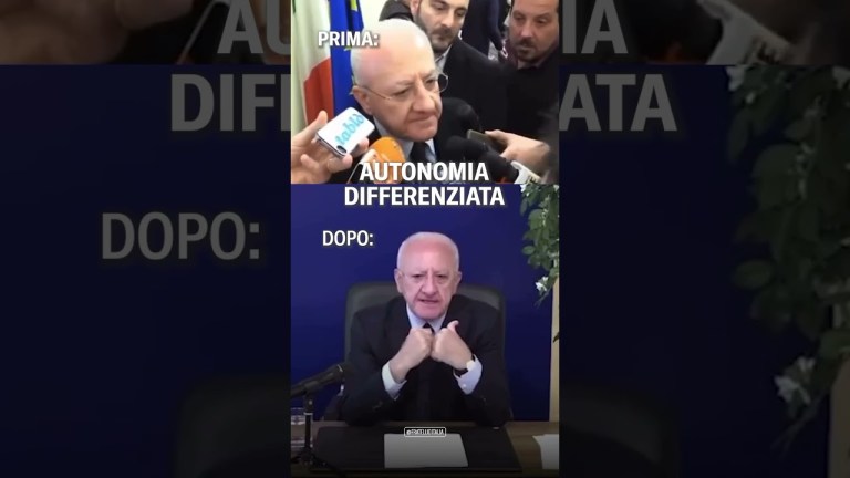 Quale De Luca preferite? Quello pro o contro l’autonomia differenziata? Quale De Luca preferite? Quello pro o contro l’autonomia differenziata?