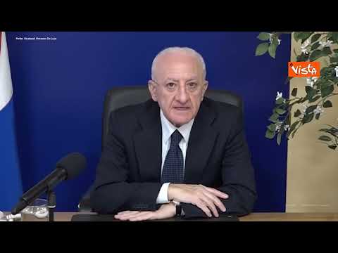 De Luca: «La Campania resta zona bianca, abbiamo fatto l’impossibile» De Luca: «La Campania resta zona bianca, abbiamo fatto l’impossibile»