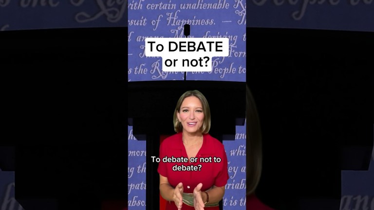 To DEBATE or not? To DEBATE or not?