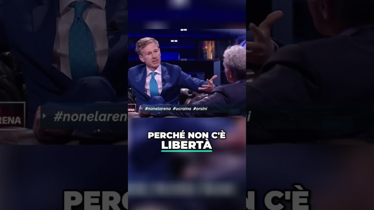 ORSINI: “IN ITALIA NON C’E’ LIBERTA’ “. #Orsini #AlessandroOrsini #PoliticaItaliana ORSINI: “IN ITALIA NON C’E’ LIBERTA’ “. #Orsini #AlessandroOrsini #PoliticaItaliana