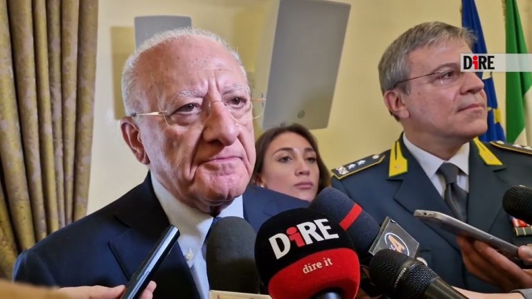 Napoli – CAMPANIA. SIGLATA INTESA REGIONE-GDF, DE LUCA: RIGORE SU SPESA FONDI (02.10.24) Napoli – CAMPANIA. SIGLATA INTESA REGIONE-GDF, DE LUCA: RIGORE SU SPESA FONDI (02.10.24)