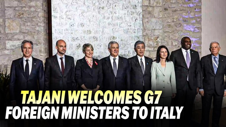 Italian Foreign Minister Antonio Tajani welcomes head of G7 delegations and delivers opening remarks Italian Foreign Minister Antonio Tajani welcomes head of G7 delegations and delivers opening remarks