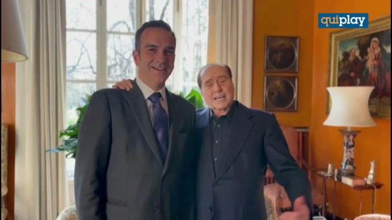 Il presidente di Forza Italia Berlusconi incontra il governatore della Calabria Occhiuto Il presidente di Forza Italia Berlusconi incontra il governatore della Calabria Occhiuto