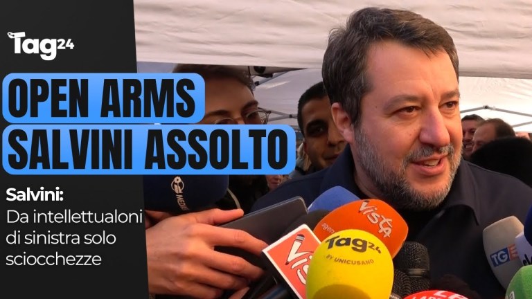 Open Arms, Salvini assolto: “Dalla sinistra tre anni di sciocchezze” Open Arms, Salvini assolto: “Dalla sinistra tre anni di sciocchezze”