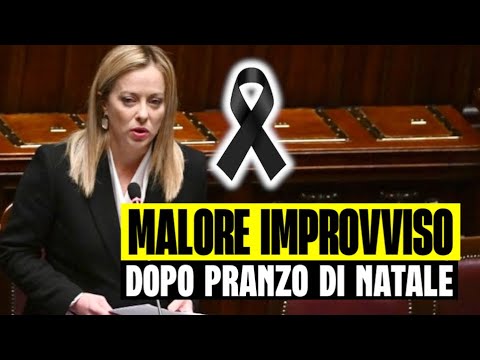 LUTTO NELLA POLITICA ITALIANA: IMPROVVISO MALORE DOPO IL PRANZO DI NATALE LUTTO NELLA POLITICA ITALIANA: IMPROVVISO MALORE DOPO IL PRANZO DI NATALE