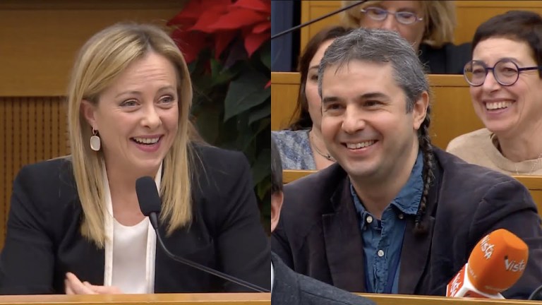 LA DIVERTENTE RISPOSTA DI GIORGIA MELONI AL GIORNALISTA SUL TEMPO LINEARE O CIRCOLARE LA DIVERTENTE RISPOSTA DI GIORGIA MELONI AL GIORNALISTA SUL TEMPO LINEARE O CIRCOLARE