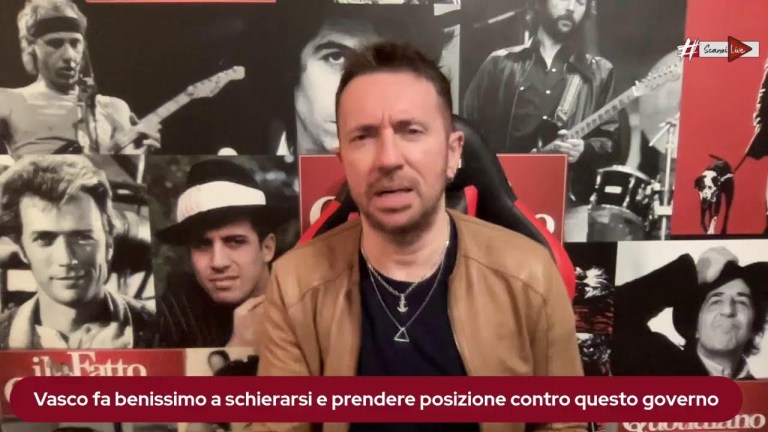 Vasco fa benissimo a schierarsi e prendere posizione contro questo governo Vasco fa benissimo a schierarsi e prendere posizione contro questo governo