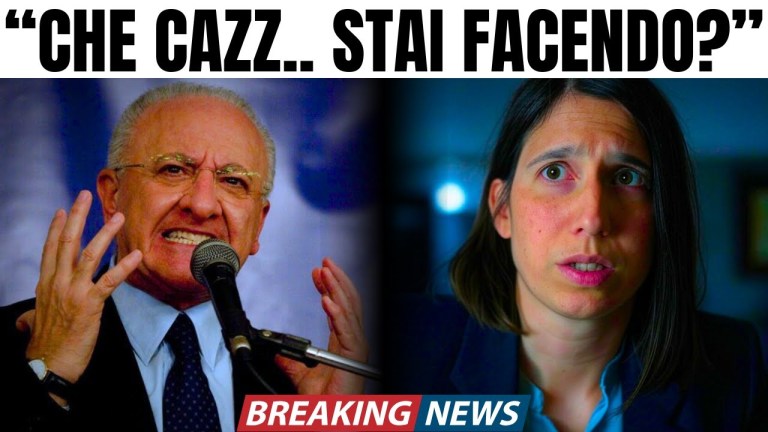 TERREMOTO NEL PD! De Luca DEMOLISCE Schlein: “Sta AFFONDANDO il Partito!” TERREMOTO NEL PD! De Luca DEMOLISCE Schlein: “Sta AFFONDANDO il Partito!”