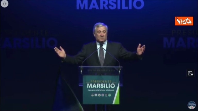 Regionali Abruzzo, Tajani: “Berlusconi amava questa terra, ora sorride da lassù” Regionali Abruzzo, Tajani: “Berlusconi amava questa terra, ora sorride da lassù”