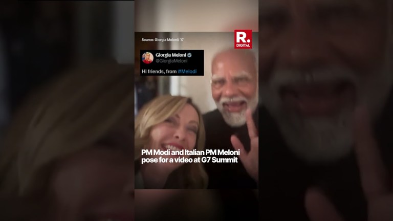 PM Modi, Italian PM Giorgia Meloni’s G7 Meet Selfie Video Goes Viral | Watch PM Modi, Italian PM Giorgia Meloni’s G7 Meet Selfie Video Goes Viral | Watch