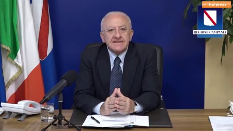 Coronavirus, De Luca “Campania gialla perché i dati sono chiari” Coronavirus, De Luca “Campania gialla perché i dati sono chiari”