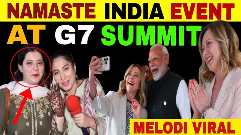 ‘NAMASTE’ INDIA EVENT AT G7 | WHAT MODI SAID TO MELONI | PAK PUBLIC REACTION ‘NAMASTE’ INDIA EVENT AT G7 | WHAT MODI SAID TO MELONI | PAK PUBLIC REACTION