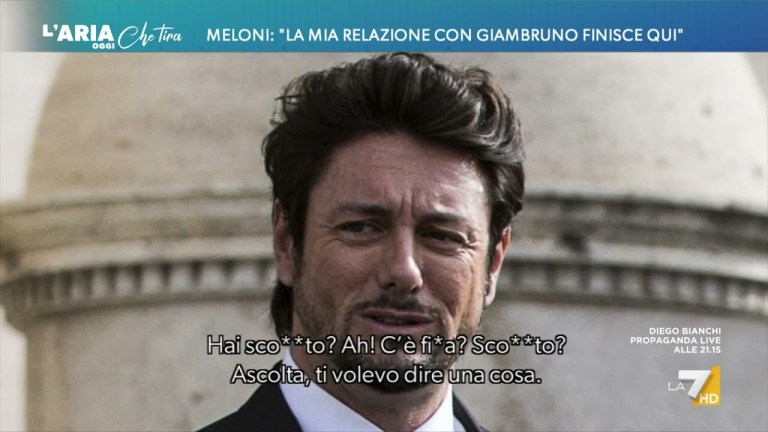 Meloni lascia Giambruno, uno degli audio incriminati: “Si scopa, vuoi entrare a far parte del … Meloni lascia Giambruno, uno degli audio incriminati: “Si scopa, vuoi entrare a far parte del …
