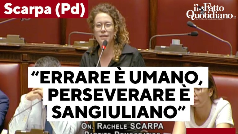 Scarpa (Pd): “Sangiuliano? Se sei ministro puoi continuare a fare gaffe, non succederà nulla” Scarpa (Pd): “Sangiuliano? Se sei ministro puoi continuare a fare gaffe, non succederà nulla”