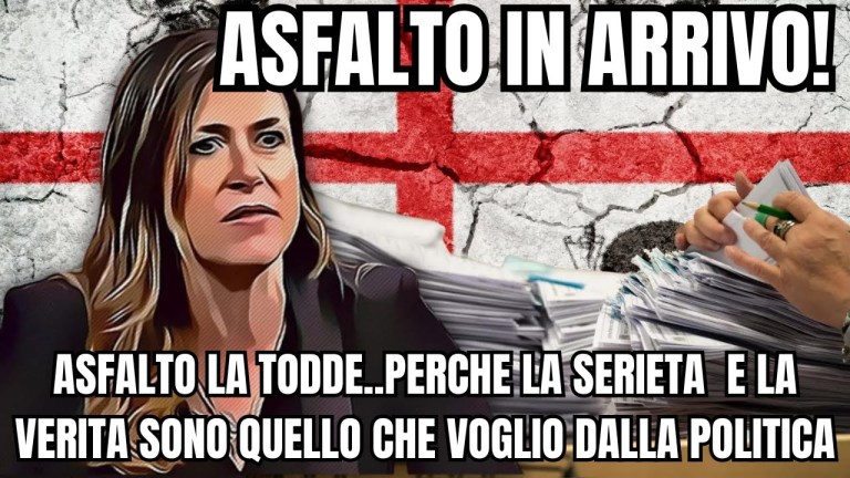 ASFALTIAMO LA TODDE:IN POLTICA CI VUOLE SERIETA…E IO NON LA VEDO!ANZI..SOLO RAGGIRI E MEZZE VERITA ASFALTIAMO LA TODDE:IN POLTICA CI VUOLE SERIETA…E IO NON LA VEDO!ANZI..SOLO RAGGIRI E MEZZE VERITA
