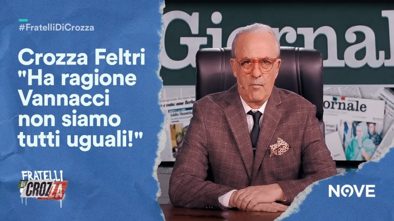 Crozza Feltri “Ha ragione Vannacci non siamo tutti uguali!” | Fratelli di Crozza Crozza Feltri “Ha ragione Vannacci non siamo tutti uguali!” | Fratelli di Crozza