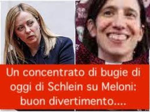 Un concentrato di bugie di oggi di Schlein su Meloni: buon divertimento…. Un concentrato di bugie di oggi di Schlein su Meloni: buon divertimento….