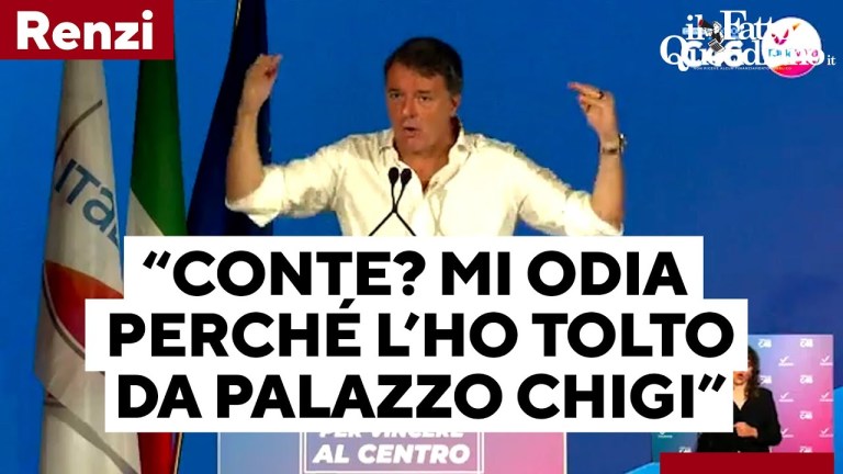 Renzi attacca Conte: “Mi odia perché l’ho tolto da Chigi. M5s? Succursale di Poltrone e sofà” Renzi attacca Conte: “Mi odia perché l’ho tolto da Chigi. M5s? Succursale di Poltrone e sofà”