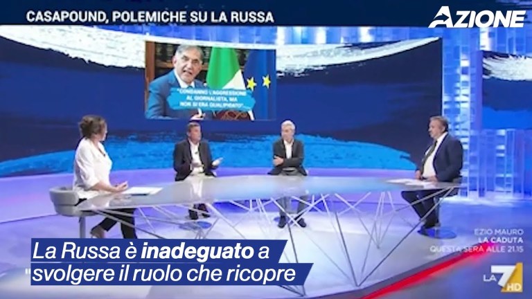 La Russa è inadeguato a svolgere il ruolo che ricopre. La Russa è inadeguato a svolgere il ruolo che ricopre.