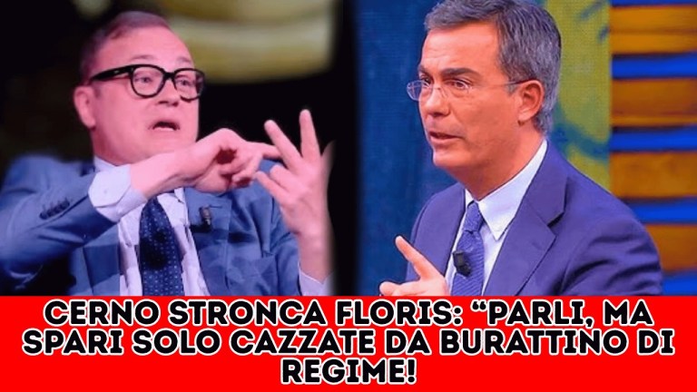 LA7 SOTTO ATTACCO: CERNO SMASCHERA FLORIS CON UNA BATTUTA CHE NON LASCIA SCAMPO! LA7 SOTTO ATTACCO: CERNO SMASCHERA FLORIS CON UNA BATTUTA CHE NON LASCIA SCAMPO!