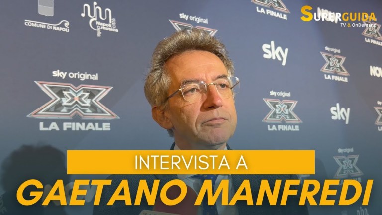 Intervista al Sindaco di Napoli, Manfredi, alla conferenza stampa per la finale di X-FACTOR Intervista al Sindaco di Napoli, Manfredi, alla conferenza stampa per la finale di X-FACTOR