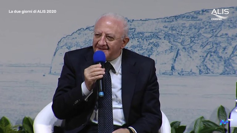 La due giorni di ALIS 2020: Vincenzo De Luca, Presidente Regione Campania La due giorni di ALIS 2020: Vincenzo De Luca, Presidente Regione Campania