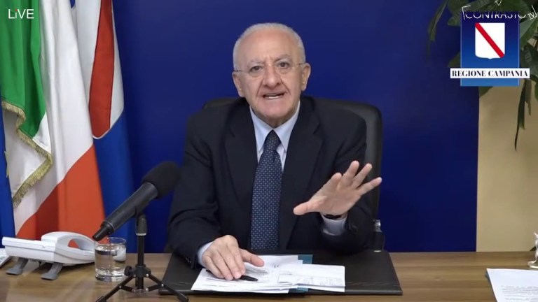 Campania, il presidente Vincenzo De Luca in diretta Facebook (06.11.20) Campania, il presidente Vincenzo De Luca in diretta Facebook (06.11.20)