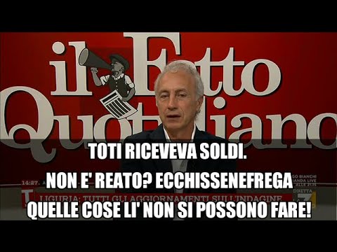 Caso Toti, Travaglio: Nuova tangentopoli? La politica adesso si vende per un piatto di lenticchie. Caso Toti, Travaglio: Nuova tangentopoli? La politica adesso si vende per un piatto di lenticchie.