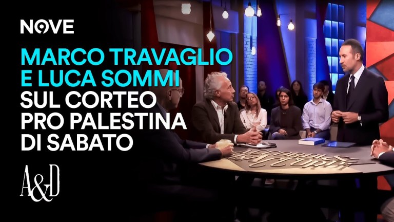 Marco Travaglio e Luca Sommi sul corteo pro Palestina di sabato | Accordi e Disaccordi Marco Travaglio e Luca Sommi sul corteo pro Palestina di sabato | Accordi e Disaccordi