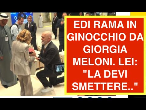EDI RAMA IN GINOCCHIO DA GIORGIA MELONI. LEI: “LA DEVI SMETTERE..” EDI RAMA IN GINOCCHIO DA GIORGIA MELONI. LEI: “LA DEVI SMETTERE..”