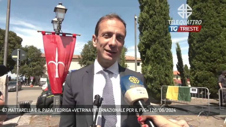 G7 MATTARELLA E IL PAPA: FEDRIGA «VETRINA INTERNAZIONALE PER IL FVG» | 26/06/2024 G7 MATTARELLA E IL PAPA: FEDRIGA «VETRINA INTERNAZIONALE PER IL FVG» | 26/06/2024