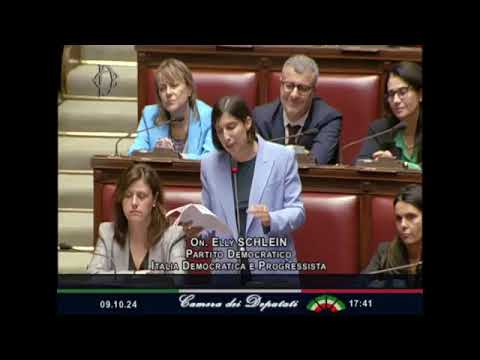 Elly Schlein – Dalla Camera dei deputati: dichiarazione di voto sul “collegato lavoro” (09.10.24) Elly Schlein – Dalla Camera dei deputati: dichiarazione di voto sul “collegato lavoro” (09.10.24)