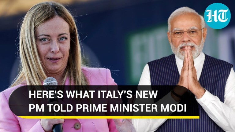 ‘Will cooperate’: Italy’s new PM Giorgia Meloni responds to PM Modi’s congratulatory message ‘Will cooperate’: Italy’s new PM Giorgia Meloni responds to PM Modi’s congratulatory message