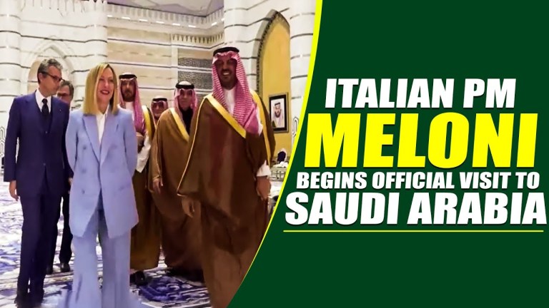 Italy’s Giorgia Meloni boards ‘Amerigo Vespucci’ ship on her visit to Saudi Arabia |Jeddah | Italy Italy’s Giorgia Meloni boards ‘Amerigo Vespucci’ ship on her visit to Saudi Arabia |Jeddah | Italy