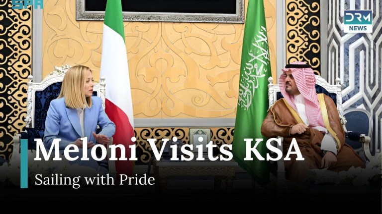 Giorgia Meloni Visits Saudi Arabia, Boards Italian Vespucci Ship | DRM News | AC1J Giorgia Meloni Visits Saudi Arabia, Boards Italian Vespucci Ship | DRM News | AC1J