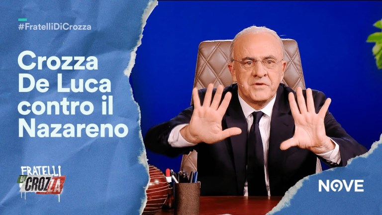 Crozza De Luca “Sono idioti al Nazareno, non capiscono i cartelli sulle porte, spingere e tirare” Crozza De Luca “Sono idioti al Nazareno, non capiscono i cartelli sulle porte, spingere e tirare”