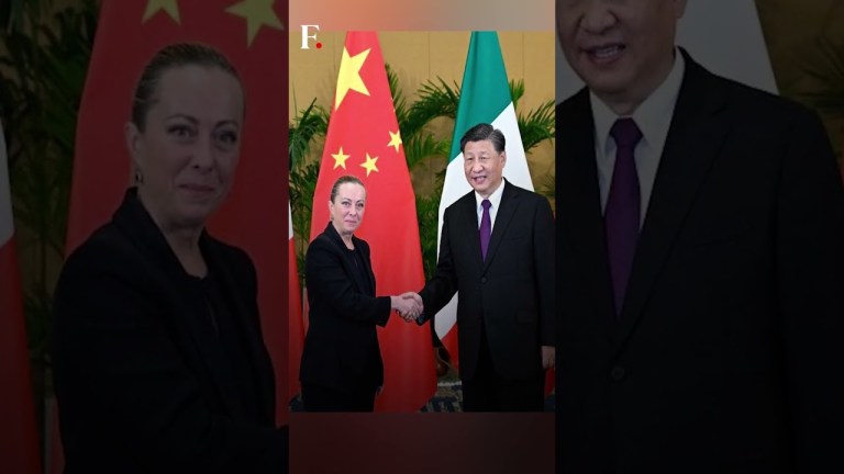 Italy PM Meloni on a Five-Day China Visit | Subscribe to Firstpost Italy PM Meloni on a Five-Day China Visit | Subscribe to Firstpost