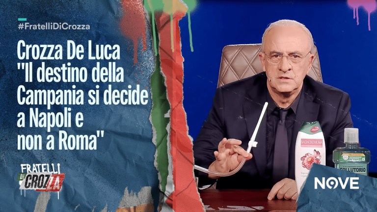 Crozza De Luca “Il destino della Campania si decide a Napoli e non a Roma” | Fratelli di Crozza Crozza De Luca “Il destino della Campania si decide a Napoli e non a Roma” | Fratelli di Crozza