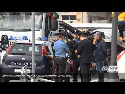 UNA PERIZIA PSICHIATRICA PER STEVE QUINTINO | 03/10/2022 UNA PERIZIA PSICHIATRICA PER STEVE QUINTINO | 03/10/2022