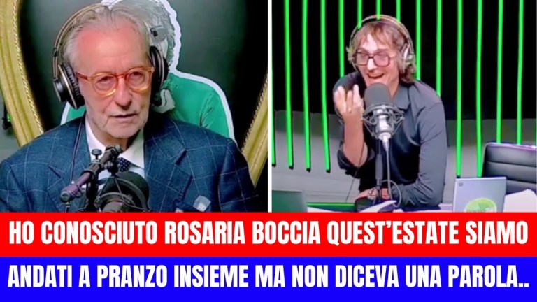 FELTRI RIVELA DI AVERE CONOSCIUTO LA BOCCIA PRIMA DELLO SCANDALO SANGIULIANO FELTRI RIVELA DI AVERE CONOSCIUTO LA BOCCIA PRIMA DELLO SCANDALO SANGIULIANO