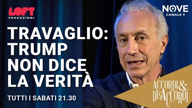 Travaglio:Trump non dice la verità Travaglio:Trump non dice la verità