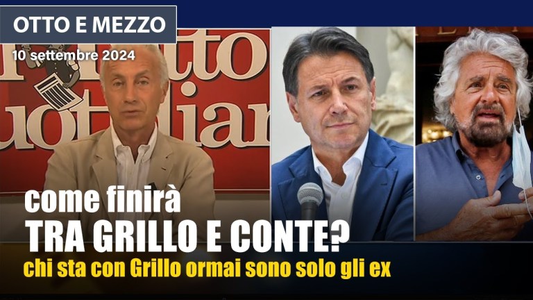 Marco Travaglio a Otto e Mezzo: Chi appoggia Grillo sono gli ex del Movimento Marco Travaglio a Otto e Mezzo: Chi appoggia Grillo sono gli ex del Movimento