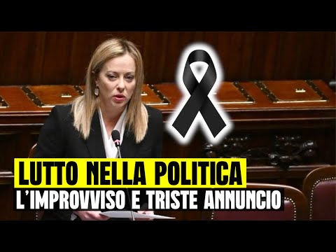 LUTTO NELLA POLITICA ITALIANA: IL TRISTE ANNUNCIO, SE NE VA UN PEZZO DI STORIA DEL PARLAMENTO LUTTO NELLA POLITICA ITALIANA: IL TRISTE ANNUNCIO, SE NE VA UN PEZZO DI STORIA DEL PARLAMENTO