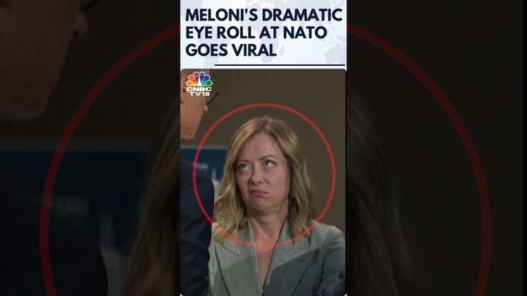 WATCH | Giorgia Meloni’s Eye Roll At Biden’s Late Arrival Steals The Show At 2024 NATO Summit | N18G WATCH | Giorgia Meloni’s Eye Roll At Biden’s Late Arrival Steals The Show At 2024 NATO Summit | N18G